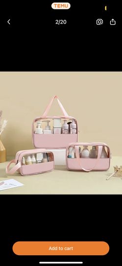 multiple style makeup bags!!! HAVE MORE JUST ASK