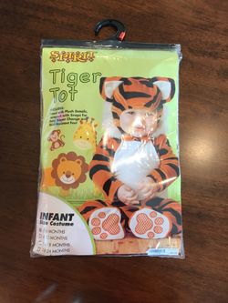 0-6 months infant tiger Halloween costume