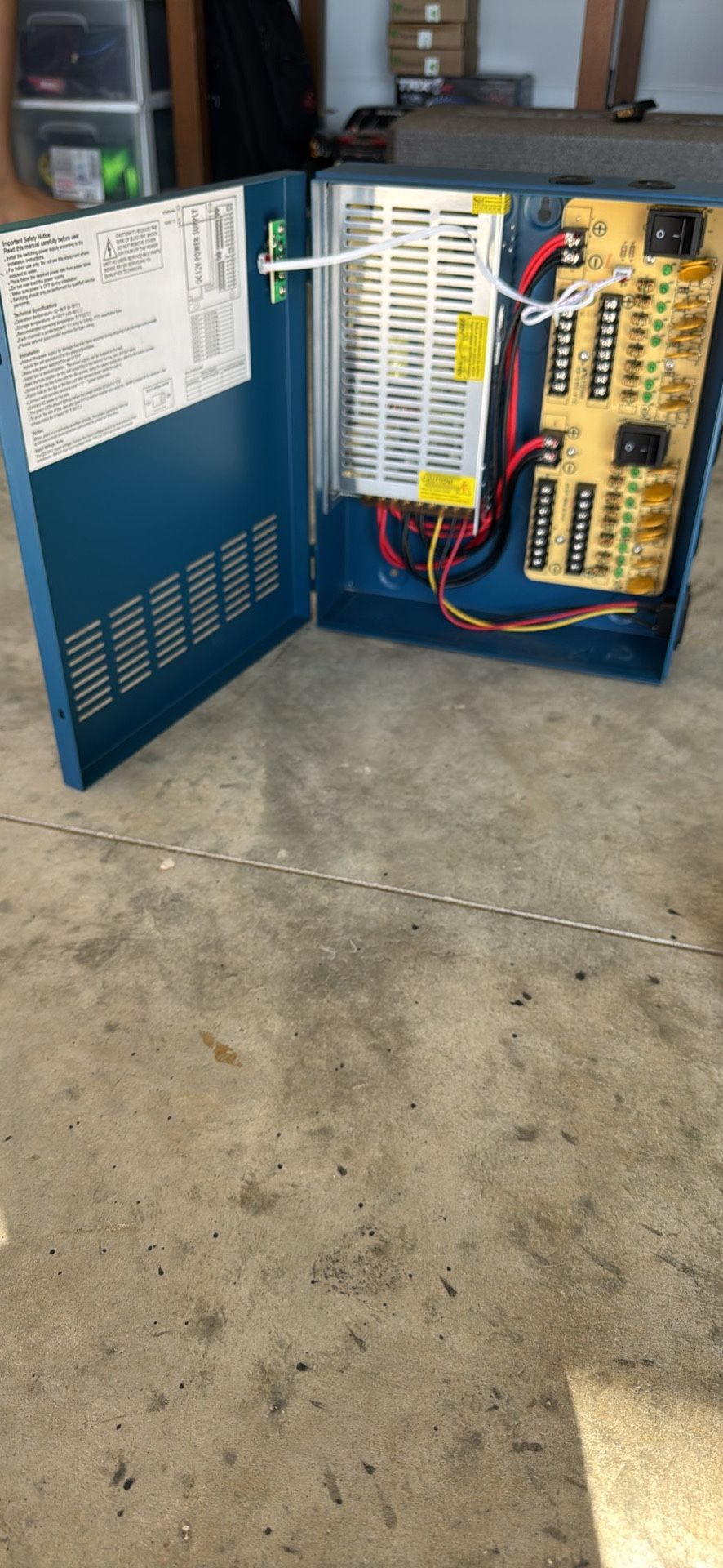 Power Supply Para 16 Cámaras