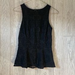 Womans Black Tank Blouse (S)