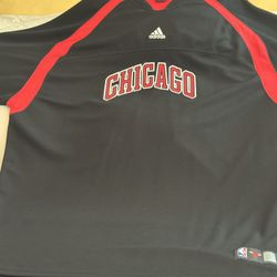 Authentic Adidas Chicago Bulls Warm-Up Shooting Pullover – 3XLT