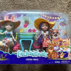 NEW IN BOX Enchantimals Garden Magic Playset - Danessa Deer & Fluffy Bunny