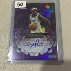 2025 Topps Chrome Pascal Siakam Auto /75