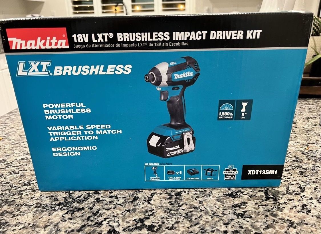 Makita XDT13 Impact Driver Kit With Battery And Charger