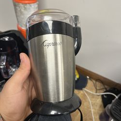 Coffee beans, blender