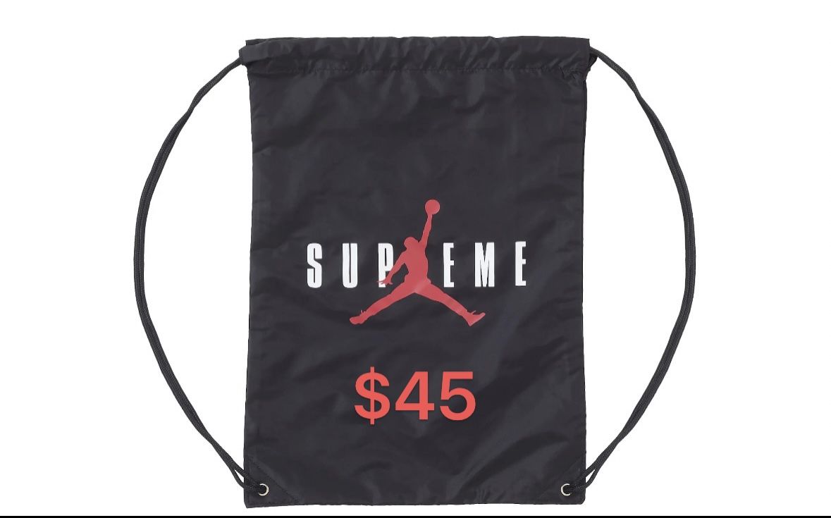 Supreme x Jordan String Gym Bag