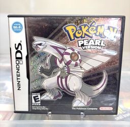 Pokemon Pearl Version Nintendo DS Complete CIB w/Poster Tested Authentic Clean