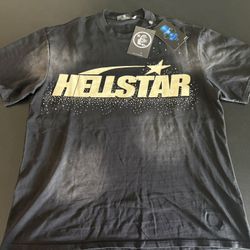Hellstar Tshirt Rhinestone Size XL
