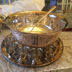 Silver Plated Punch Bowl