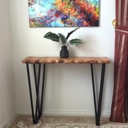  Black Metal Furniture Table Legs 30 inch high Wrought Iron BRAND NEW - $12