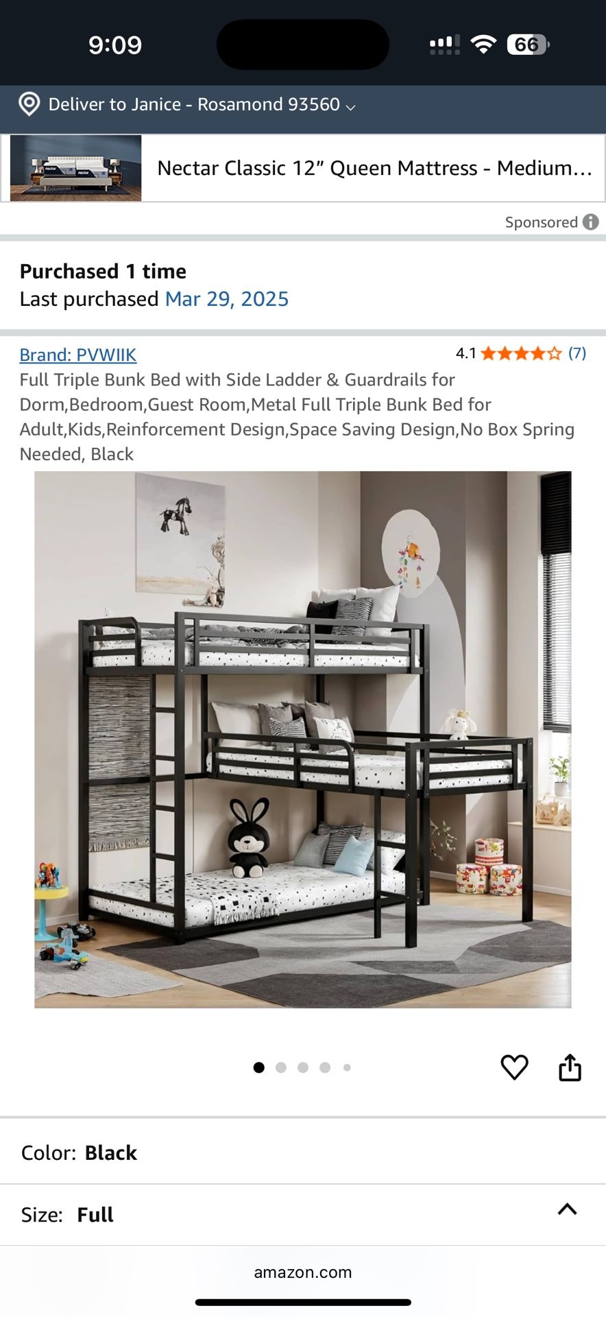 Triple Bunk bed 
