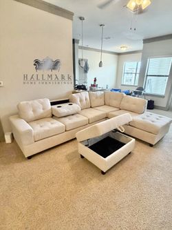 New Sectional Sofas + Ottoman
