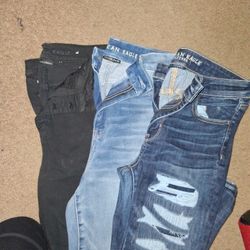 American Eagle High Rise Skinny Jeans