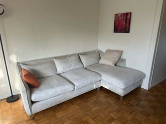 Bernhardt Designer Sectional Sofa w/ Right-Facing Chaise — $500