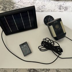 Ring Camera With Solar Panel