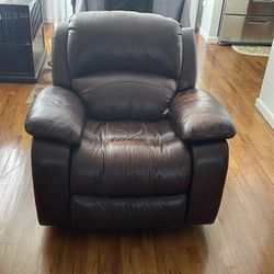 Manual Loveseat And Recliner 