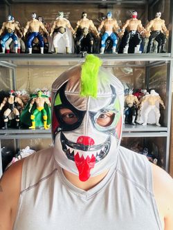 Psycho Clown Lucha Libre Mask Mexican Wrestling Adult Luchador Costume Luchadores