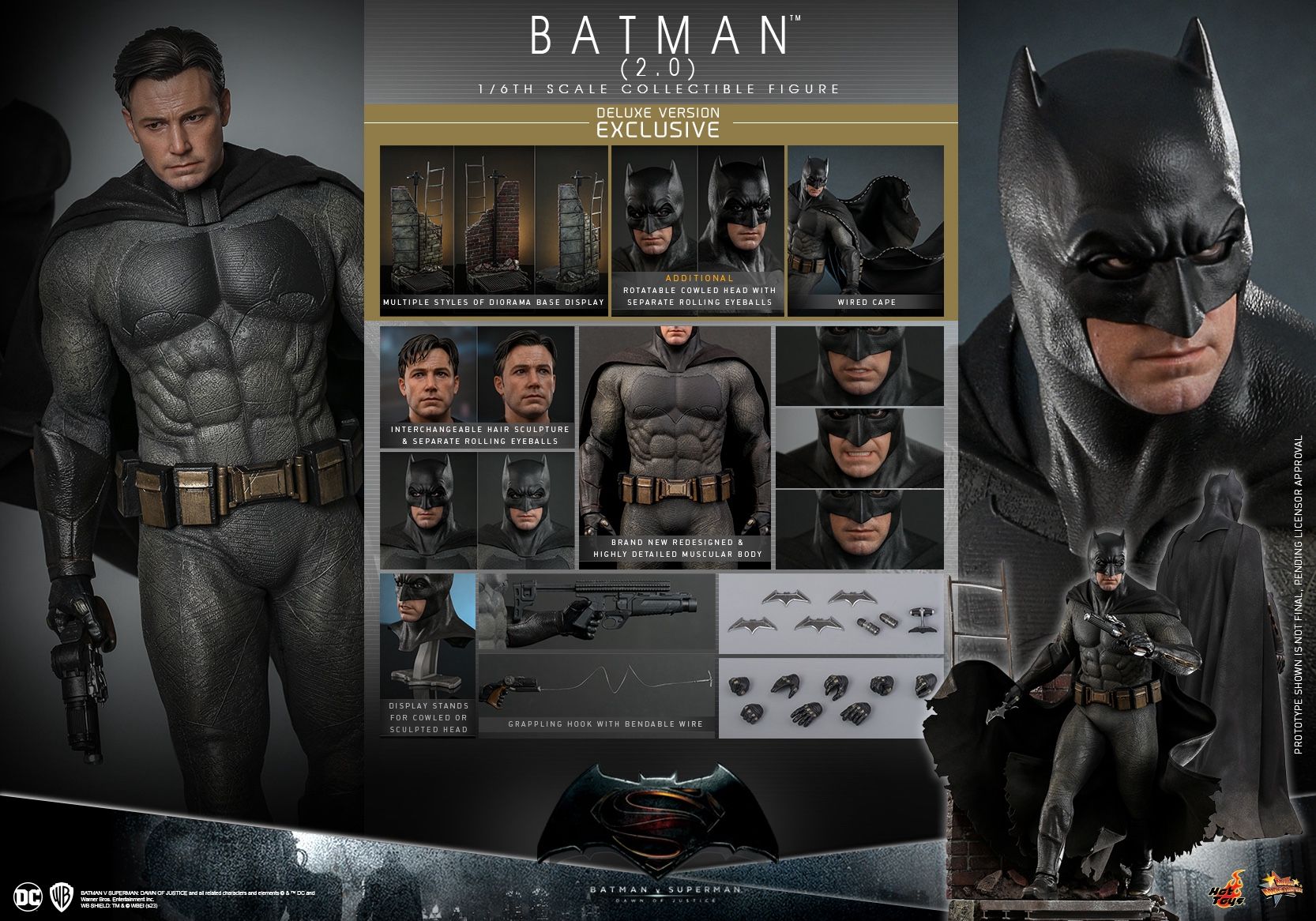 BVS 2.0 Batman Deluxe Edition 