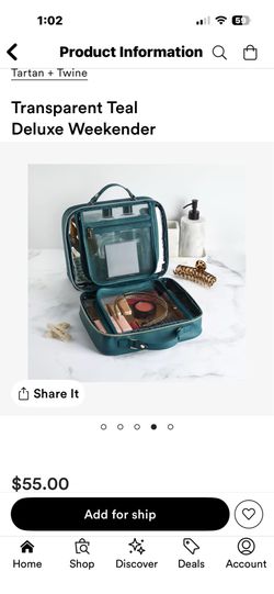 Mother’s Day gift ! Pink Limited, edition, travel makeup bag