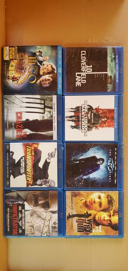 Blue ray movies $4 eache 3 for $10
