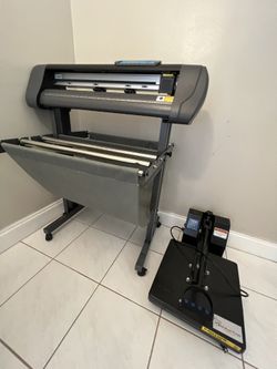 Vinyl Cutter + Heat Press