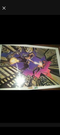 Marvel Spider Man VS The Green Goblin 2001 Limited Edition Poster