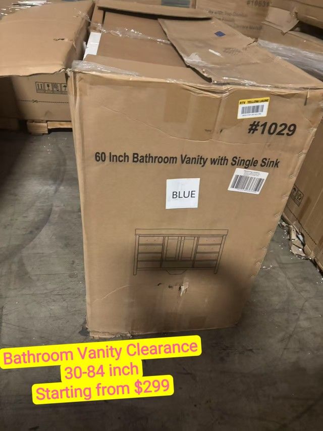 Bathroom Vanity Clearance,30-84 inch