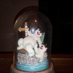 Coca~Cola Bears under Glass