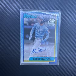 BOBBY WITT JR AUTO TOPPS SERIES ONE 2025