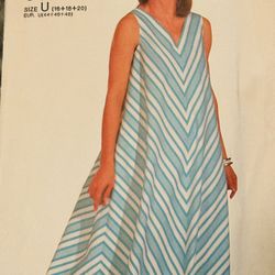 Vintage Simplicity Super Saver 8031 Pattern  Dresses Sizes 16-20 Pre Owned 