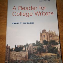 A Reader For College Writers