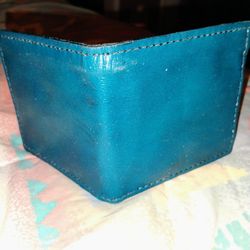 Turquoise Bifold Wallet