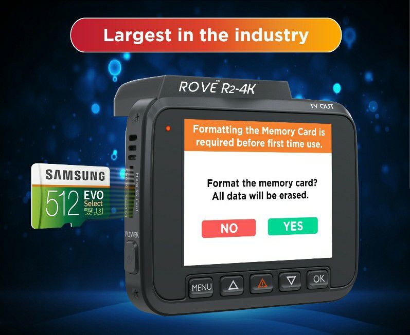 ROVE R2-4K Dash Cam  512GB Micro SD Card - Yahoo Shopping