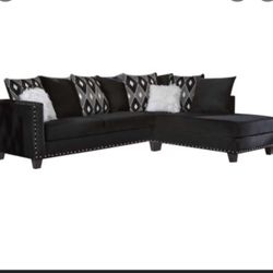 Black Sectional 
