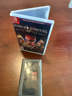 Nintendo Switch Game Bundle - Mario Kart 8 Deluxe, Power Rangers CIB, Orzly Case