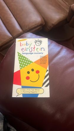 Baby Einstein Language Nursery [VHS] Walt Disney 1 to 18 Months