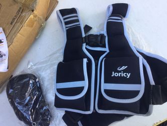 Adjustable Weighted Vest With Zipper For Women & Men Adjustable From 9lbs To 16lbs. Walking Running Exercise Workout Training