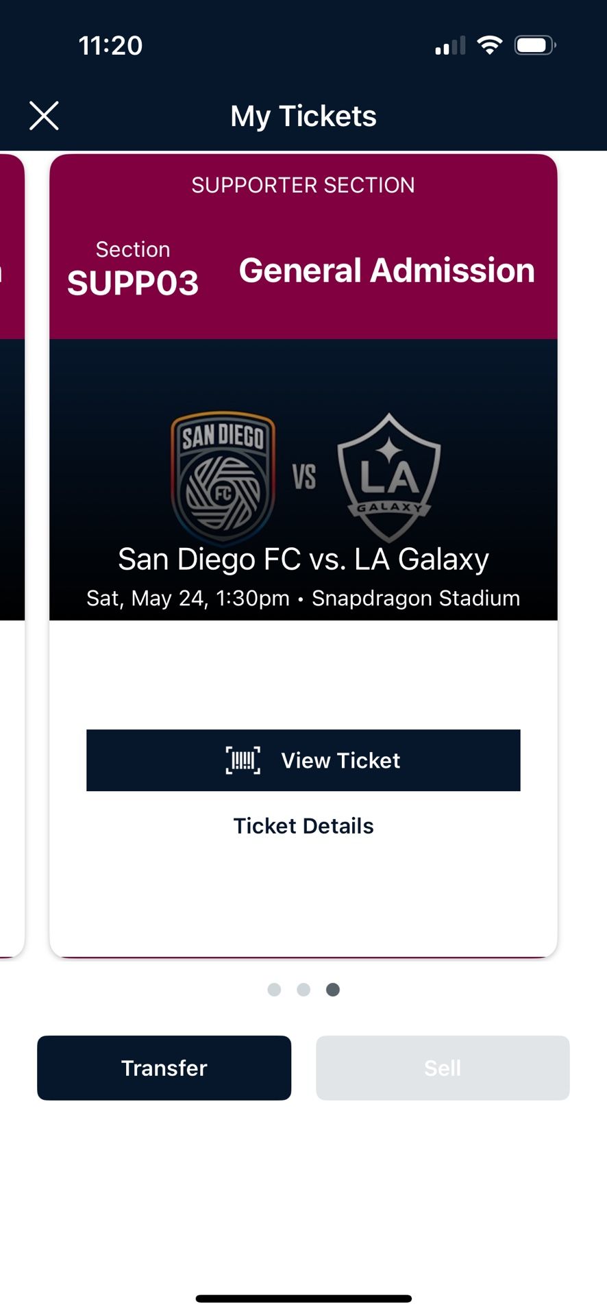 SDFC VS LA GALAXY 