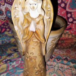 Angel Planter Vintage Angel 7 in Pot 4 by 5 In