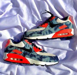 2014 Atmos x Air Max 90 QS Bleached Denim 