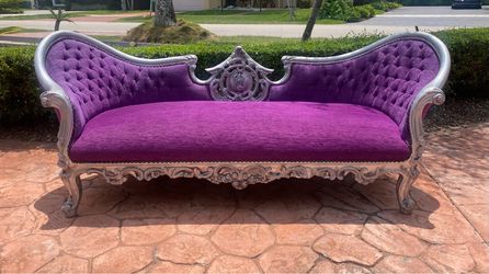 Grand Baroque Style Throne Sofa Settee