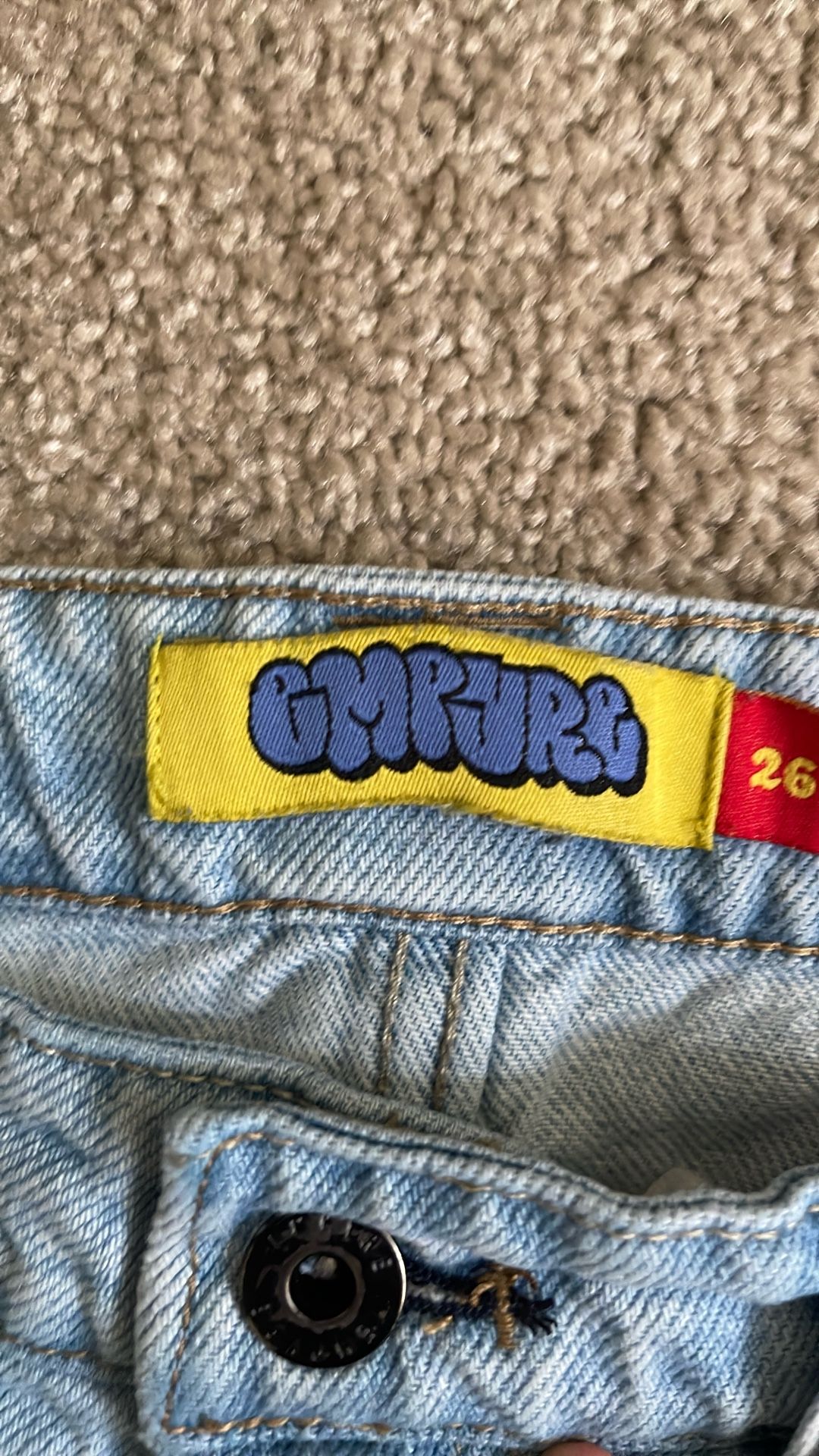 Empyre Size 26 Light Blue Ultra Loose Fit