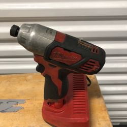 Milwaukee 2462-20 Impact Drill- Battery And Charger.