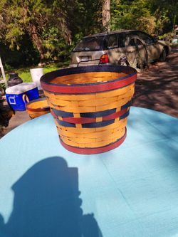 Krasco Plastic Woven Plant Basket