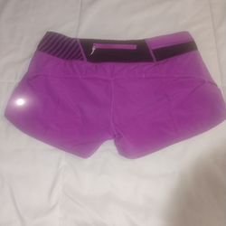 Lululemon Purple Athletic Running Shorts