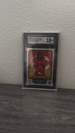 2020-21 Topps Finest UEFA Eduardo Camavinga RC SGC 10