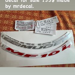 Mugen MF10 Decals