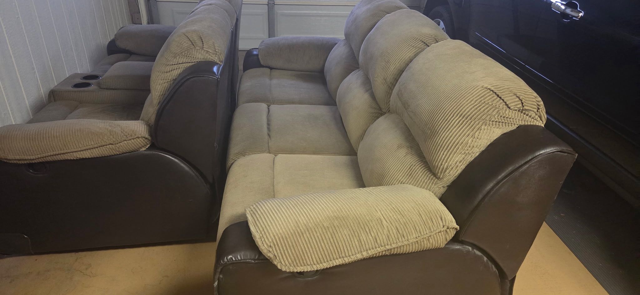 Reclining Couch & Loveseat Set