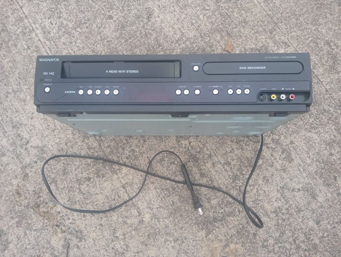 Magnovox Dvd Vcr Recorder Black