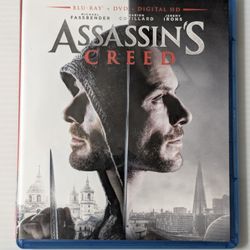 Assassin's Creed (Blu-ray + DVD + Digital HD) – Used, Great Condition